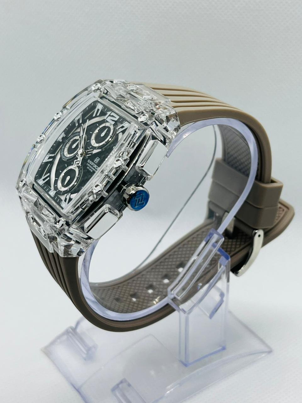 NAVIFORCE NF 7105 TRANSPERANT CHRONOTREK WATCH - Image 3