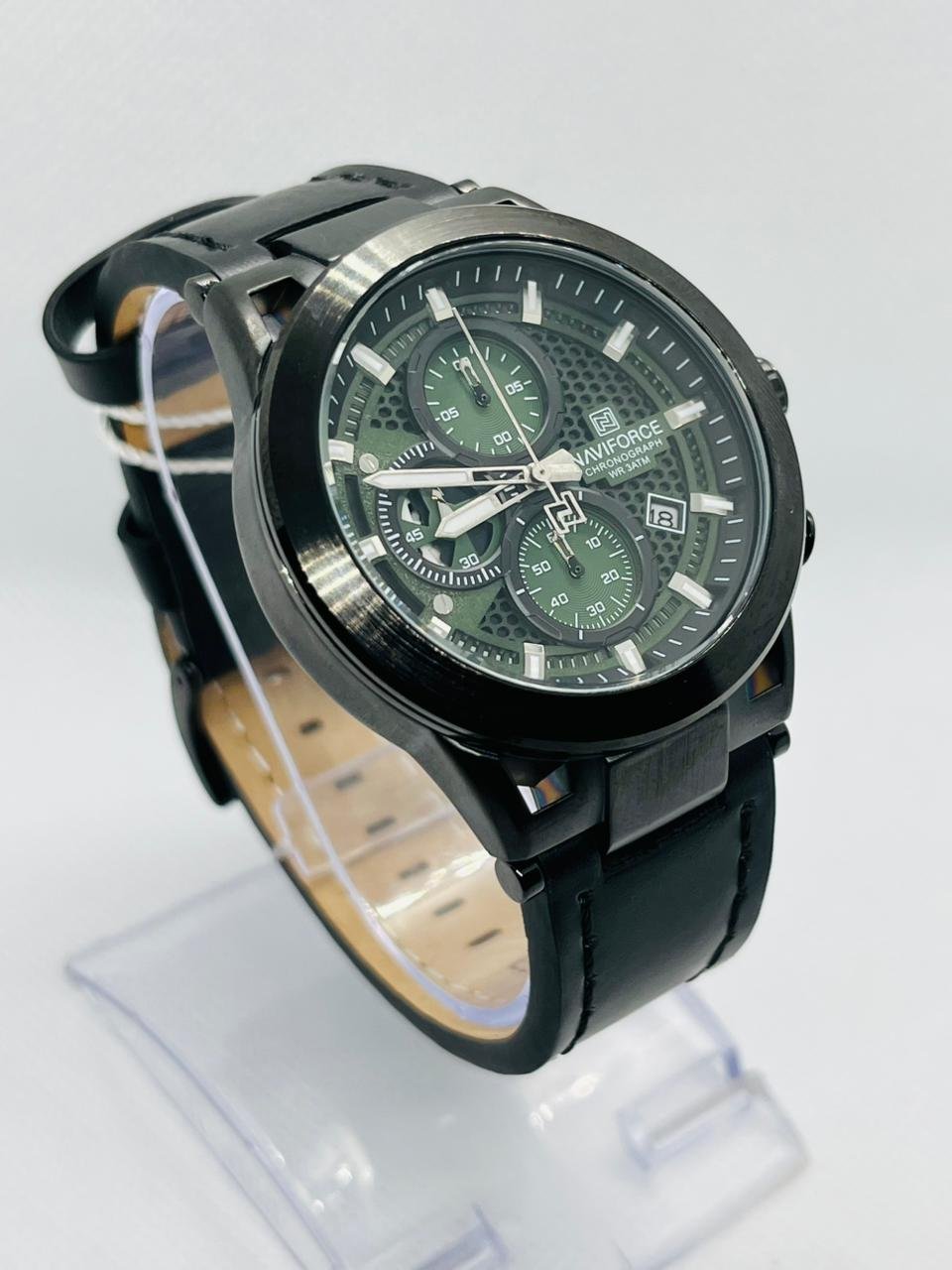 NAVIFORCE NF 8073 RACER X BLACK & GREEN DIAL - Image 2