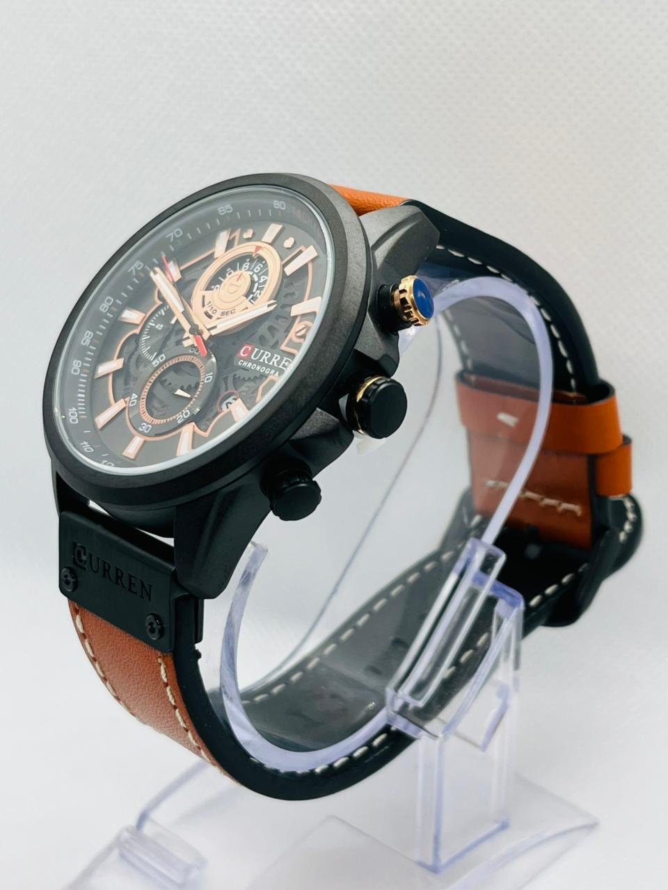 CURREN 8380 MEN's LEATHER STRAP WATCH - Image 3