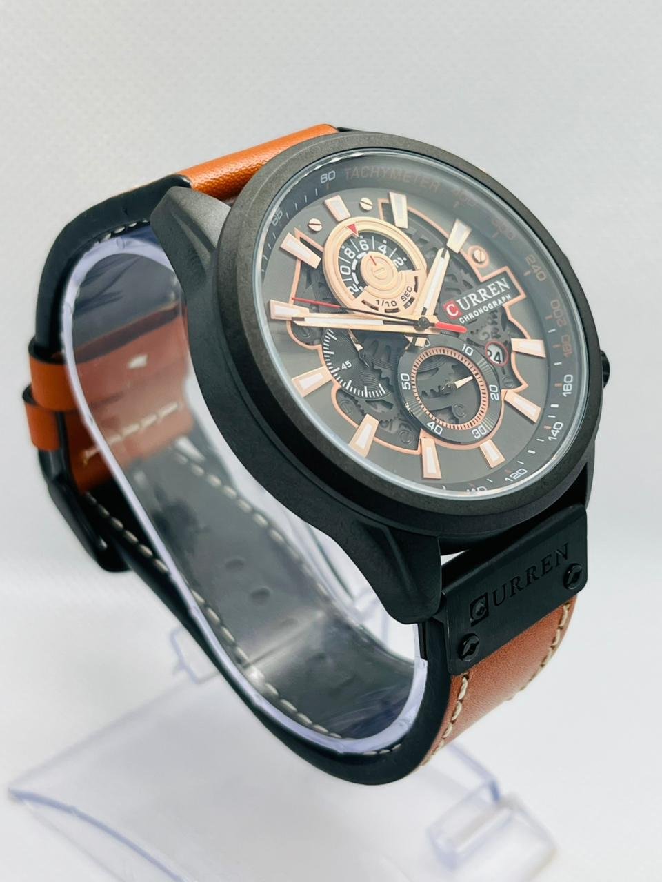 CURREN 8380 MEN's LEATHER STRAP WATCH - Image 2