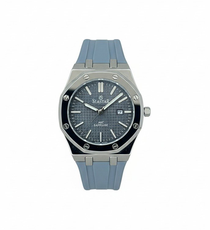 SEASTAR AMD SAPPHIRE MEN's GREY SILICONE WATCH