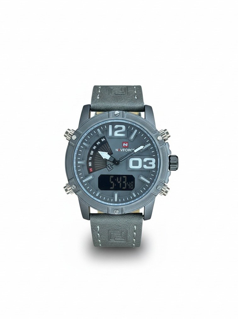 NAVIFORCE NF 9095 DUAL TIME WATCH
