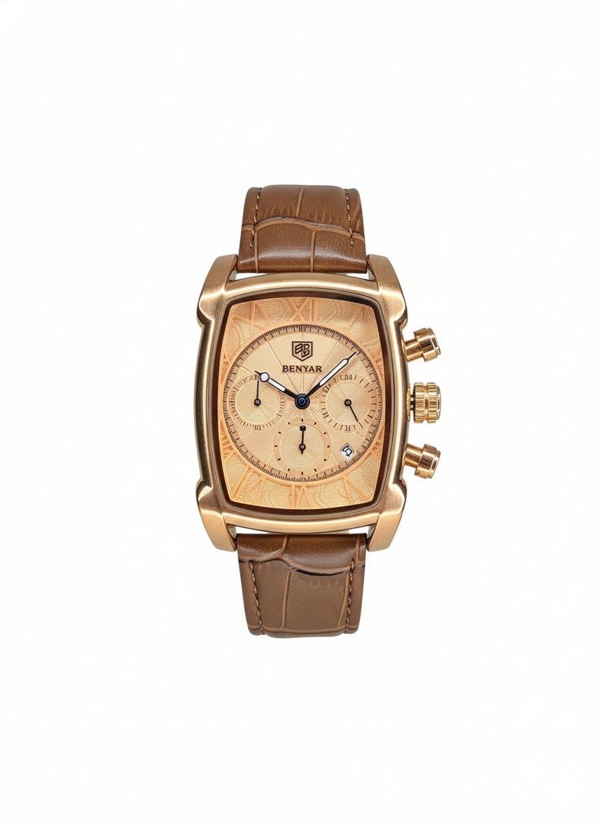BENYAR BY-5113 ROSE GOLD CHRONOGRAPH EDITION