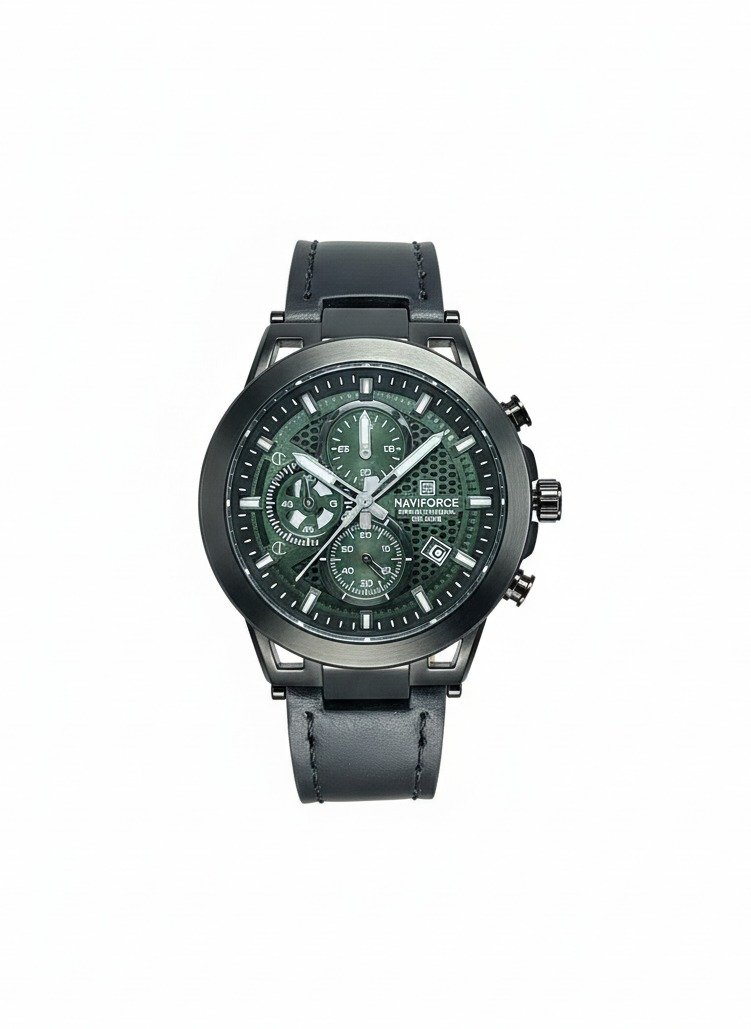 NAVIFORCE NF 8073 RACER X BLACK & GREEN DIAL